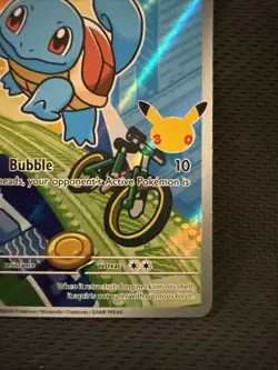 Pokemon Squirtle 039 First Partner Illustration Full Art Holo Promo Pokemon Card - Image 4