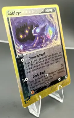 Pokemon Sableye 10/100 Sandstorm Reverse Holo 60 HP Basic 2003 Card - Image 3