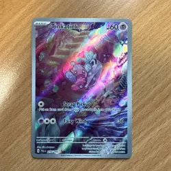 Pokemon TCG Tinkatink Paldea Evolved Holo Card 216/193 Illustration Rare - Image 1