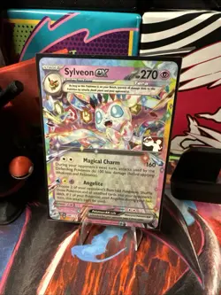 Sylveon EX 086/191 Play Pokemon Prize Pack Series 7 Prismatic Evolutions Card NM - Image 2