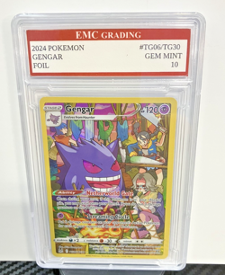 GENGAR 2024 Holo #TG06 Pokemon Card GRADED 10 TCG CCG - Image 1