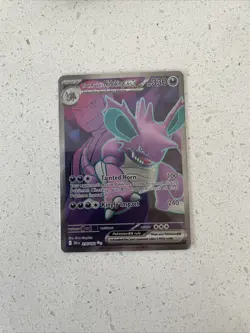 Pokemon TCG Nidoking EX Destined Rivals Team Rockets Card 216/182 NM Condition - Image 1