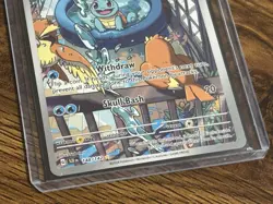 Pokemon TCG Squirtle Stellar Crown Illustration Card 148/142 - Image 3