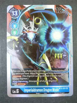 Imperialdramon Dragon Mode BT3-031 SR - Digimon Card #1XT - Image 1