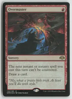 Overmaster Lightly Played Foil 132 Dominaria Remastered Magic: The Gathering - Image 1
