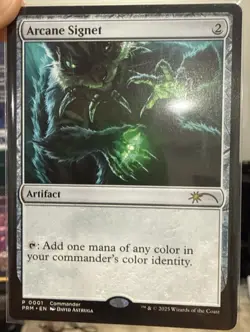 Arcane Signet (Commander 2025 Squirrel Art Promo) NM - Magic the Gathering - Image 1