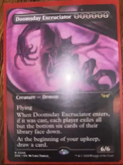 Doomsday Excruciator (Borderless) 346 DSK Duskmourn: House of Horror MTG NM - Image 1