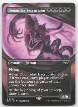 Doomsday Excruciator (Borderless) 346 DSK Duskmourn: House of Horror MTG NM - Image 1