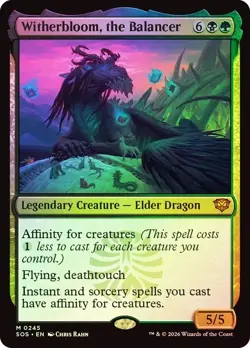 Witherbloom, the Balancer Foil Secrets of Strixhaven NM MTG - Image 1
