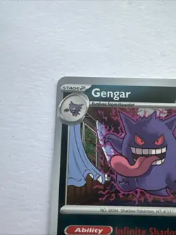 Gengar 050/088 REVERSE HOLO 💜 Perfect Order POR Pokemon TCG NM Free post - Image 4