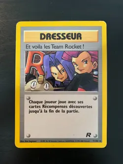 Carte Pokemon : Et Voila les Team Rocket ! 71/82 Team Rocket Francaise - Image 1