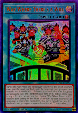 Yugioh - Way Where There's a Will - MP25-EN199 - Ultra Rare - NM/M - Image 1