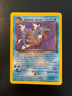 Carte Pokemon : Leviator Obscur 25/82 Team Rocket Wizards Francaise - Image 1