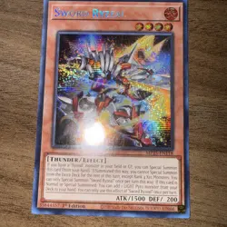YuGiOh! - Sword Ryzeal MP25-EN118 Prismatic Secret Rare 1st Edition Near Mint - Image 1