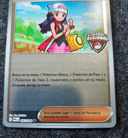 Pokemon TCG Dawn Regional Championships 087/094 STAFF Holo Promo ESPANHOL - Image 2