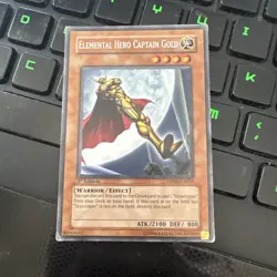 Elemental Hero Captain Gold DP06-EN004 1st Edition Rare YuGiOh - Image 1