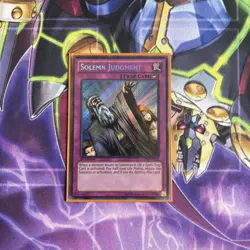 Solemn Judgment LCYW-EN152 Legendary Collection 3: Yugi's World Unlimited - Image 1