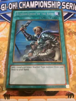 Yugioh Reinforcement Of The Army PGLD-EN058 NM - Image 1