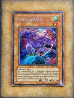 Yugioh Yata-Garasu LOD-000 Secret Rare Original Print LP - Image 1