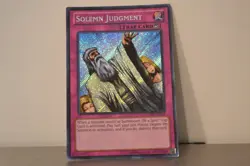 Solemn Judgment - LCYW-EN152 - Secret Rare Unlimited LPLCYW LP - Image 1