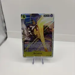 Borsalino EB04-058 SR Holo Character Card One Piece TCG Bandai Japanese - Image 1