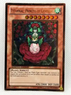 Yugioh! Tytannial, Princess of Camellias - GLD4-EN026 - Gold Rare - NM - Image 1