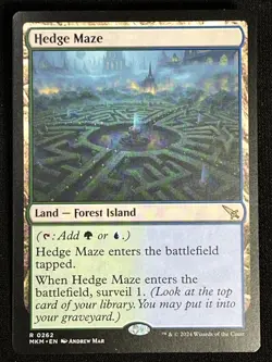 MTG Hedge Maze NM - Murders at Karlov Manor Magic the Gathering Card 262 - Image 1