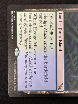 MTG Hedge Maze NM - Murders at Karlov Manor Magic the Gathering Card 262 - Image 4