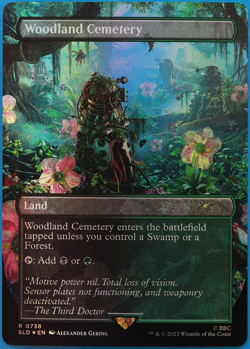 Woodland Cemetery (Secret Lair Promo) FOIL NM MTG MAGIC CARD (502045) ABUGames - Image 1