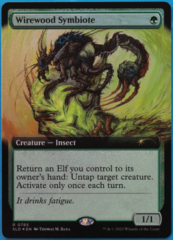 Wirewood Symbiote (Secret Lair Promo) FOIL NM MTG CARD (502044) ABUGames - Image 1