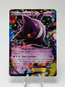 Pokemon TCG Gengar EX 34/119 Phantom Forces Ultra Rare Card - Image 1
