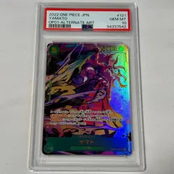 PSA10 Yamato Parallel OP01-121 SEC Romance Dawn One Piece Card 2022 Japan JP F/S - Image 1