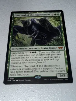 Overlord of the Hauntwoods DSK 194 Normal English NM - MTG - Image 1