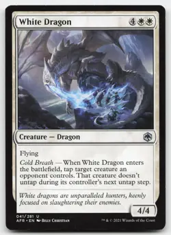 White Dragon #41 (LP) Forgotten Realms AFR Magic MTG - Image 1