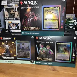 Commander Decks lot x 3 - MTG-Lord of the Rings-Mordor/Food&Fellow- DSK Miracle - Image 1