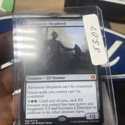 MTG Allosaurus Shepherd Jumpstart JMP #28 Mythic Rare NM Magic the Gathering - Image 1