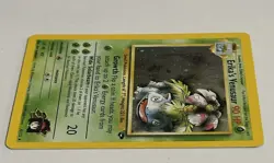 2000 Pokemon Gym Heroes Erika's Venusaur 4/132 Holo Rare - Lightly Played - Image 3