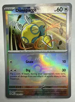 Pokemon TCG Dunsparce Master Ball Reverse Holo 79/131 Prismatic Evolutions. - Image 1