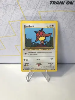 Pokemon TCG - Hoothoot - Neo Genesis 60/111 - Vintage - 1st Edition Common - NM - Image 1