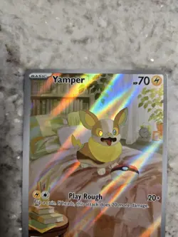 Yamper 099/094 Me02: Phantasmal Flames Holo Pokemon NM - Image 3