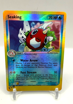 Pokemon Seaking 21/109 EX Ruby & Sapphire Rare Reverse Holo 70 HP 2003 Card - Image 1