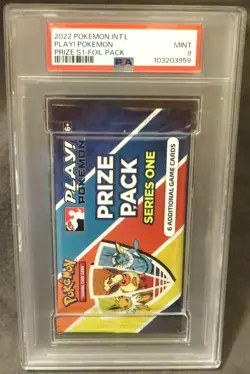 Pokemon Pokemon 2022 International Play! Series One 1 Prize Pack **PSA 9** MINT - Image 1