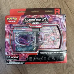 Pokemon Team Rocket's Mewtwo ex League Battle Deck New Sealed - Image 1