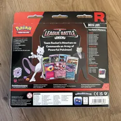 Pokemon Team Rocket's Mewtwo ex League Battle Deck New Sealed - Image 2