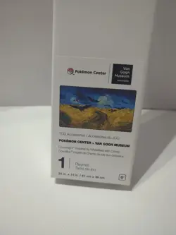 Pokemon Center x Van Gogh Museum: Corviknight Wheatfield Playmat Sealed New - Image 2