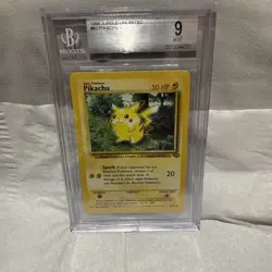 Pikachu Card Lot w/ BGS 9 Slab EX Full Art Gold Holo Japanese Pokemon Bundle - Image 2