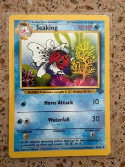 Pokemon TCG Seaking 46/64 Jungle NM - Image 1