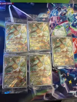 Pokemon TCG Eevee 173 Black Star Promo Sealed SVP Prismatic Evolutions LOT OF 5 - Image 1
