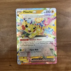 Pikachu ex 57/217 Double Rare Holo Ascended Heroes Pokemon TCG 2026 NM - Image 1