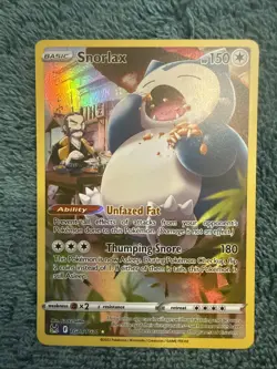 Pokemon Snorlax TG10/TG30 Swsh11: Lost Origin Trainer Gallery Holo - Image 2